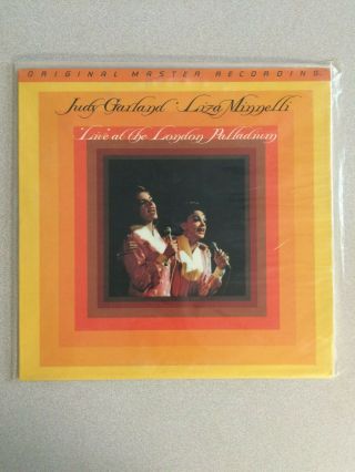 Judy Garland & Liza Minnelli Live At The Palladium Lp Mfsl 1980 Vinyl