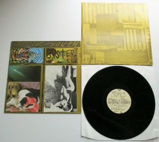 Sonic Youth - Sister Uk 1987 Blast First 1st Press Lp With Inner Sleeve
