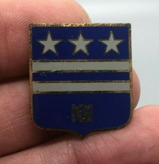 York State Guard 8th Regiment Dui Nh - St Pb Di Pin Badge Unit Crest B565