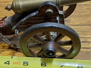 Vintage Brass Cannon 5 1/2 