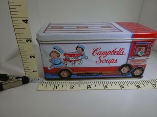 CAMPBELL ' S SOUP DELIVERY TRUCK METAL TIN CAMPBELLS KIDS 1993 A0010 2