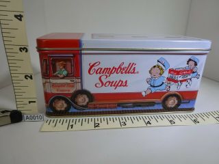 CAMPBELL ' S SOUP DELIVERY TRUCK METAL TIN CAMPBELLS KIDS 1993 A0010 3