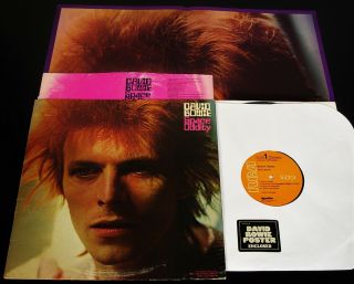 David Bowie - Space Oddity - 1972 Us Lp - Near W/poster & Sticker