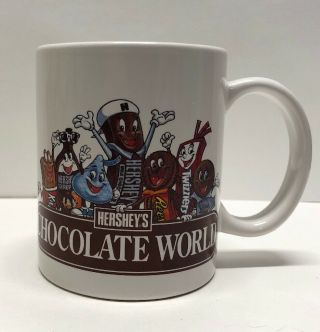 Hershey Chocolate World Ceramic Coffee Mug Cup Great Gift For Candy Lovers Euc