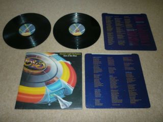 Elo Out Of The Blue Double Gatefold Album Vinyl Record Lp Ex,  /nr 1st Press
