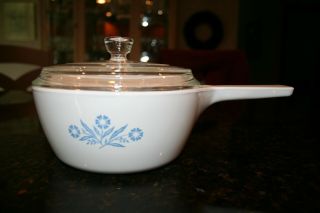 Vintage Corning Ware P - 82 - B 1 1/2 Pint Pan With Lid Made Between 1969 And 1972