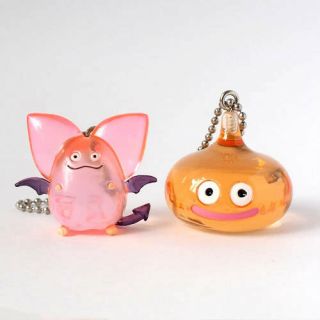 Square Enix Sqex Toy Dragon Quest Crystal Monster Slime Orange Keychain Set Of 2