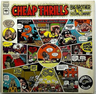 Big Brother & Holding Co & Janis Joplin " Thrills " 1968 First Press Vinyl Lp