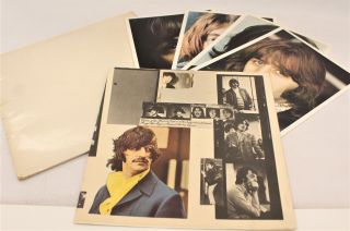 The Beatles ‘the Beatles (white Album) ’ Double Lp With Poster & Photos - E33
