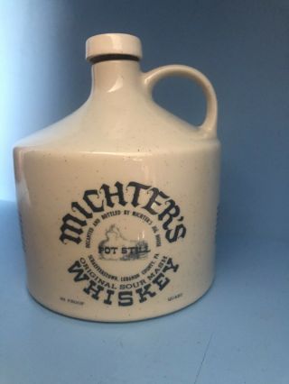 Michter’s Jug House Pot Still Sour Mash Whiskey Collectors Jug 1976