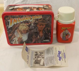 Indiana Jones And The Temple Of Doom Lunch Box 1984 Vintage