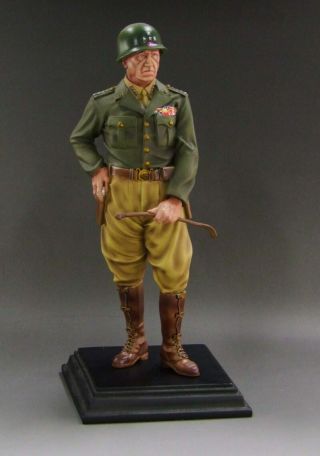 1/6 Ww2 Statue Us General George S.  Patton By The Collectors Showcase