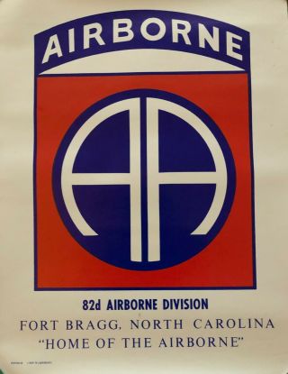 82nd Airborne Division,  Home Of The Airborne,  Fort Bragg North Carolina 1974