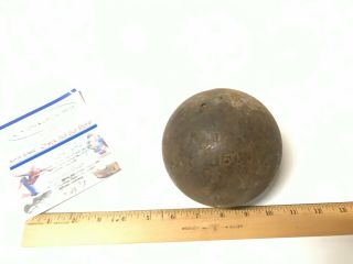 Civil War Era Cannon Ball Marked 12 115mm