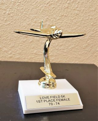 Metal Cessna Airplane Trophy Airplane Trophy