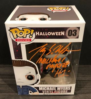 Halloween Michael Myers Funko Pop Autographed By Tony Moran - Signed W/ Proof