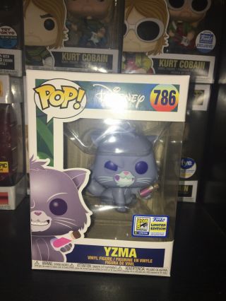Funko Pop Yzma Cat 786 Sdcc 2020 Official In Hand Pop Protector.