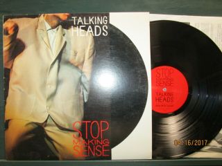 Talking Heads Stop Making Sense 1984 Sire 25186 Sterling Ex,