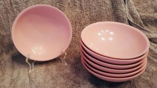 Boontonware Pink Melmac Bowls (7) 3307