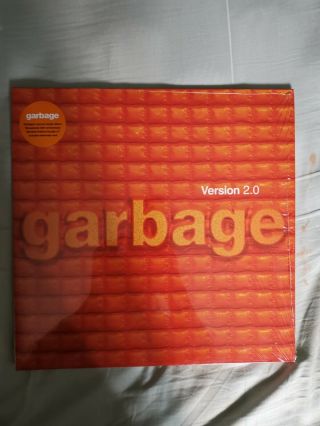 Garbage Version 2.  0 Double Orange Vinyl Lp No Promo
