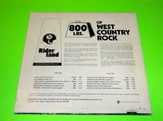 SASKATCHEWAN ROUGHRIDERS 1971 800 LBS OF WEST COUNTRY ROCK ALBUM LP 2