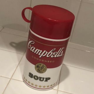 Campbell Soup Travel Mug Container 1998