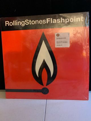 The Rolling Stones - Flashpoint (1991) Vinyl,  Lp Opened Shrink With Booklet