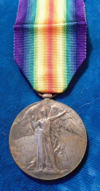 Ww1 Great Britain British Victory Medal 11309 Pte.  W.  Gratton Cheshire Reg 
