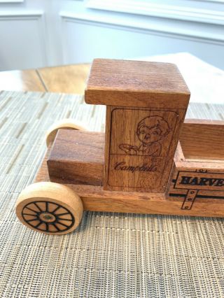 Campbell’s Kids Soup Harvest Of Good Foods Wooden Truck 1987 2