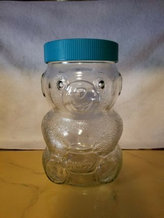 Vintage Jiffy Teddy Bear Peanut Butter Jar