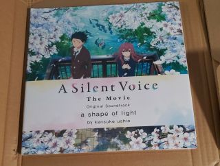 A Silent Voice / Koe No Katachi Anime Vinyl Record Soundtrack 2 Lp Blue