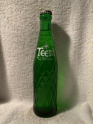Full 10oz Teem Lemon Lime Soda Acl Soda Bottle Pepsi - Cola Product