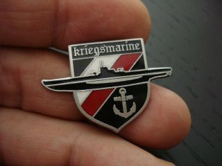 German Kriegsmarine Submarine U - Boat Custom Badge