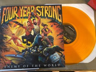 Four Year Strong - Enemy Of The World Yellow Color Vinyl Record Lp
