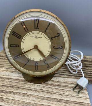 1940s General Electric Ge Vintage Clock Telechron 5h66 Overseer John Rainbault