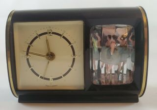 German Made Wind Up Musical Alarm Clock With Ballerina 1950 