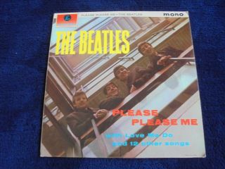 The Beatles - Please Please Me 1963 Uk Lp Parlophone Y&b Mono 5th Pressing