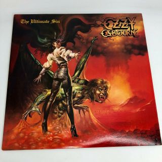 Ozzy Osbourne - The Ultimate Sin 1986 - Vinyl Album Lp Rare - Cbs 40026