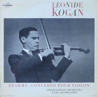 Kogan/kondrashin: Brahms Violin Concerto - Columbia Fcx 839