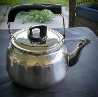 Stainless Steel Whistling Tea Pot X - Large
