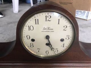 Seth Thomas Westminster Chime Mantel Clock A401 - 003 Rare Antique Germany