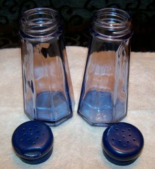 Blue Gemco Salt & Pepper Shakers 2