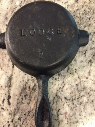 Lodge Cast Iron Mini Skillet Spoon Rest Ash Tray