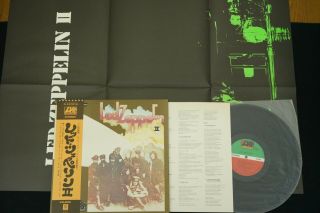 Led Zeppelin - Ii - Poster - Japan Vinyl Lp Obi Gatefold P - 10101a Ex - /ex