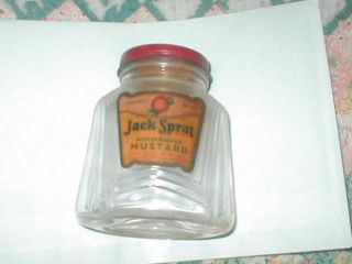 Jack Sprat Mustard Jar - Very Old
