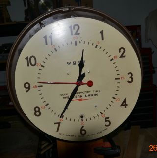 Self Winding Clock Co.  Metal Gallery Case Running 2