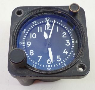 Vintage Waltham Precision Type A - 13a - 2 Chronometer Aircraft Clock