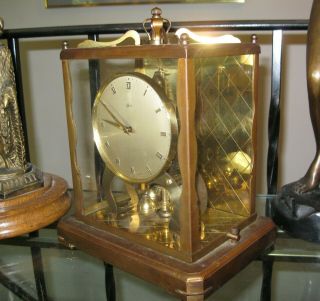 Vintage Schatz 1000 Day Brass Anniversary Clock No Key Dusty Needs Polish