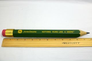 Lg 12 " John Deere Novelty Pencil Nothing Runs Like A Deere Promotional - Id 0308
