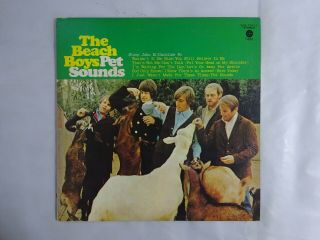 The Beach Boys Pet Sounds Capitol Ecs - 70111 Japan Promo Vinyl Lp